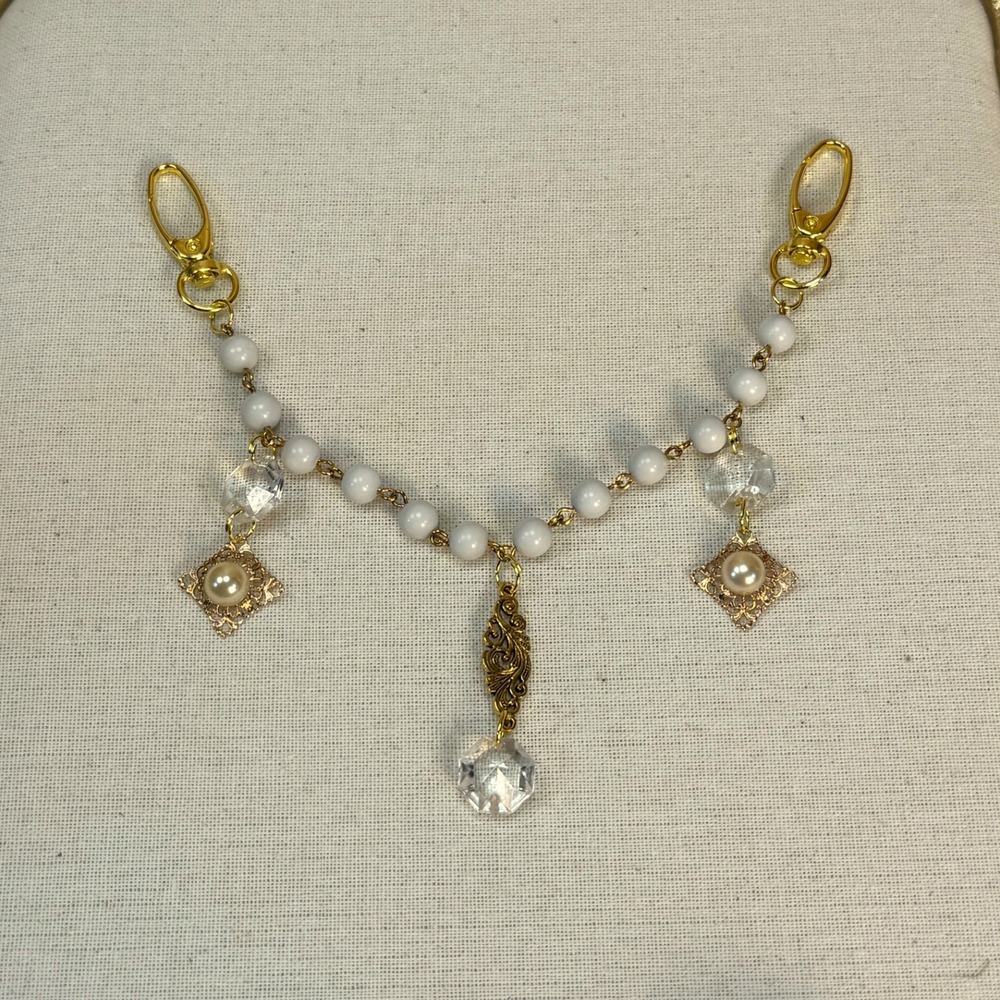 Pearl Bag Chain Charm/Key Chain - Picture 4 of 4